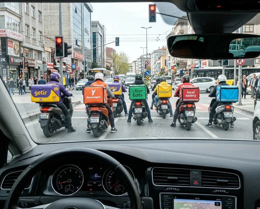 Trafiğe Katılan Her 5 Yeni Araçtan 2'si Motosiklet
